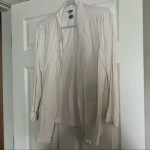 White Old Navy linen blazer